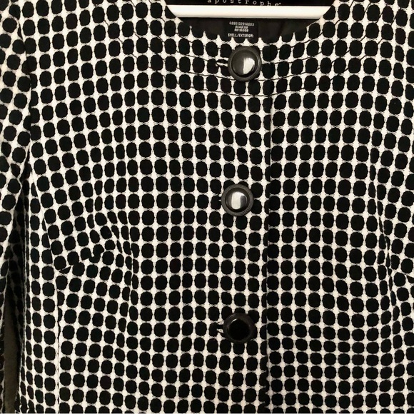 Apostrophe Women’s Three Button Two Pocket Long Jacket Coat - Picture 6 of 13